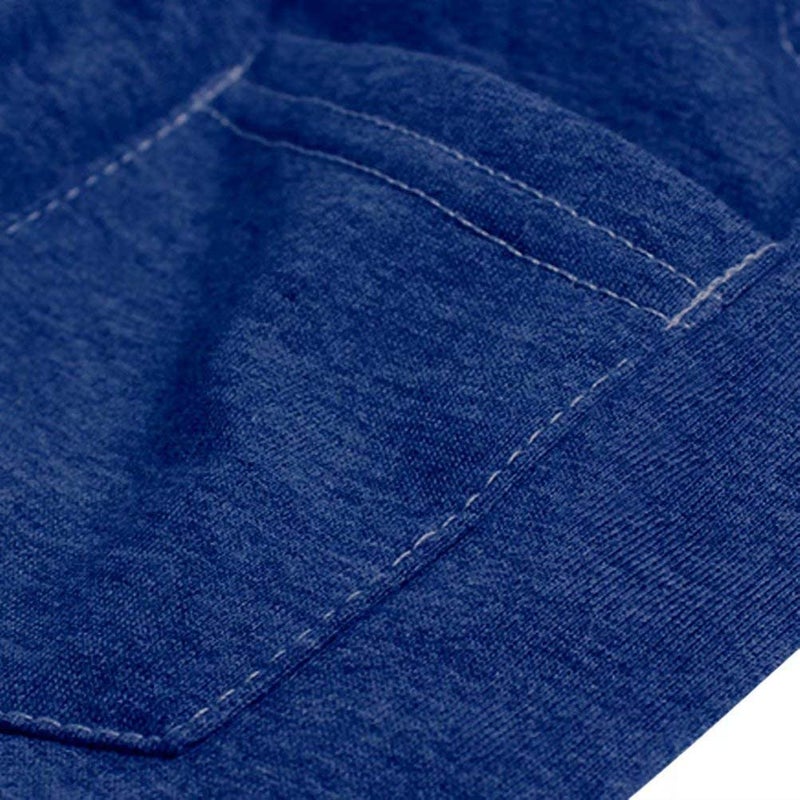 BINPAW Kids Cotton Pull On Sports Basic Outdoor Jogger Sweat Pants with Pockets for Little Boys & Big Boys, Navy, Age 8T-9T (8-9 Years) = Tag 140 - Image 3